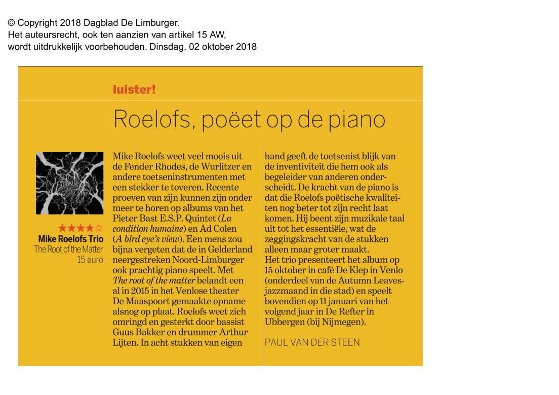 root of the matter - paul van der steen